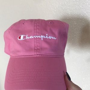 Champion pink hat
